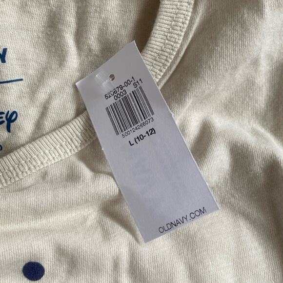 Old Navy Mickey Mouse Lettuce Edge Licensed Graphic T-Shirt - Picture 6 of 7